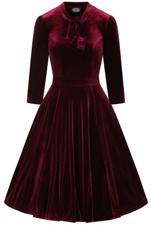 Sylvie Velvet Swing Dress